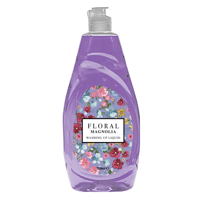 8 x Floral Washing Up Liquid 709ml - Magnolia - Premium Quality Tissue Online - Product Image 8 x Floral Washing Up Liquid 709ml - Magnolia - Premium Quality Tissue Online - Product Image